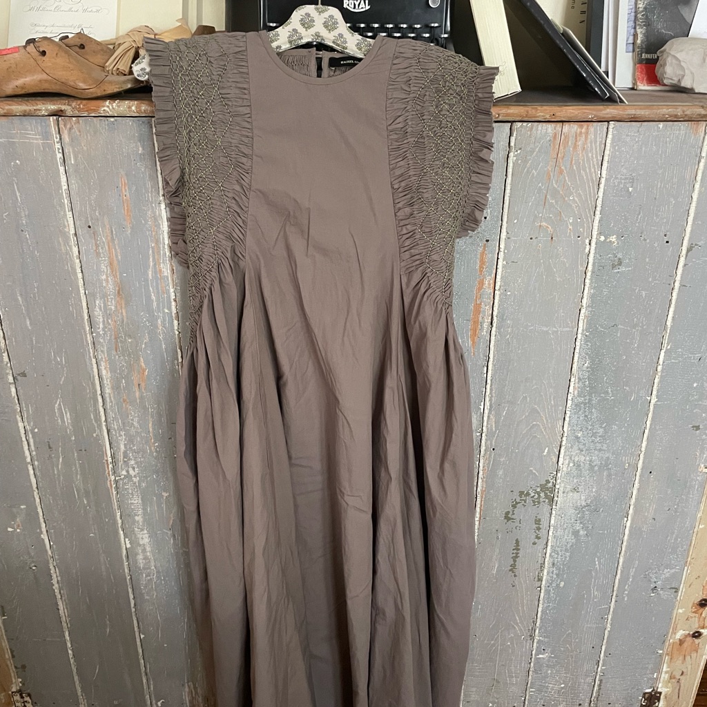 Elegant Brown Women's Dress